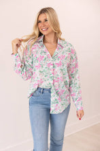 Load image into Gallery viewer, The Kathryn Button-Up, Floral: Multi / M