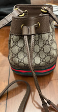 Load image into Gallery viewer, Fashion ebony brown crossbody shoulder bag bucket bag
