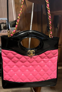 Fashion bag tote handbag crossbody body purse patent leather