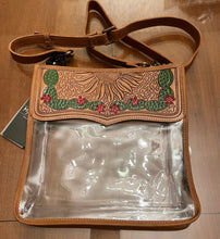 Load image into Gallery viewer, Myra Bag Sonoran Bloom Clear Bag crossbody