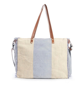 Myra Bag Queen Creek Weekender Travel Shoulder Bag Blue