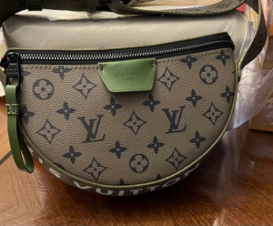 fashion grain leather belt bag sling bag purse Crossbody