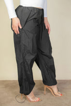 Load image into Gallery viewer, Plus Size Drawstring Waist Parachute Pants