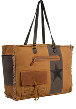 Load image into Gallery viewer, Myra Bag MONTRIELLE VINTAGE SERIES Weekender Tote Travel Bag