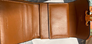 Fashion wallet card holder brown