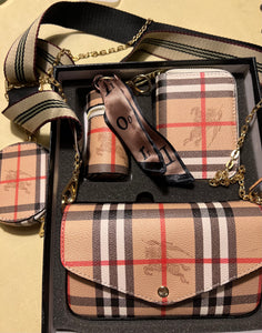 fashion handbag shoulder bag crossbody purse 3pc Gift box set