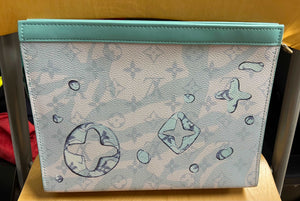 Bag Clutch Aqua Blue