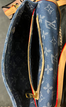 Load image into Gallery viewer, fashion Blue Denim Jean shoulder bag purse crossbody