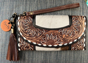 Myra Bag Sandstone Trail Hand - Tool Wristlet wallet