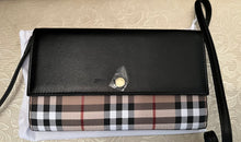 Load image into Gallery viewer, Fashion Crossbody wallet card holder organizer Black checks