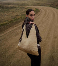 Load image into Gallery viewer, MYRA SANDMOOR SOFT SHOULDER BAG IN SANDY ESPRESSO