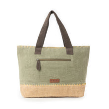 Load image into Gallery viewer, MYRA WILLOW WANDERER TOTE BAG IN WILLOW GREEN