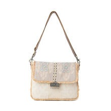 Load image into Gallery viewer, MYRA CINNAMON SANDS CROSSBODY BAG IN SUNSET IVORY