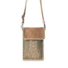 Load image into Gallery viewer, MYRA CHEYENNE PEAKS CROSSBODY BAG IN DUSTY OLIVE