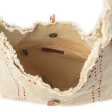 Load image into Gallery viewer, MYRA DESERT LOOM SHOULDER BAG IN HARVEST YELLOW