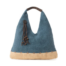 Load image into Gallery viewer, MYRA SANDMOOR SOFT SHOULDER BAG IN SAGE NIGHT