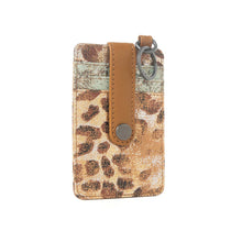Load image into Gallery viewer, MYRA VALEJO SPIRIT CREDIT CARD HOLDER IN LEOPARD DUST