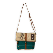 Load image into Gallery viewer, BURLANDER PATCH TEAL SMALL &amp; CROSSBODY BAG