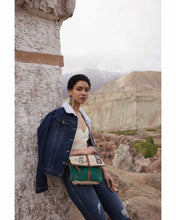 Load image into Gallery viewer, BURLANDER PATCH TEAL SMALL &amp; CROSSBODY BAG