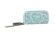 Load image into Gallery viewer, Myra Bag Miss Western Wallet Blue