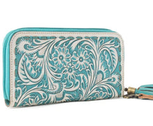 Load image into Gallery viewer, Myra Bag Miss Western Wallet Blue