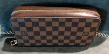 Load image into Gallery viewer, Large Zip Around Wallet Brown Checkbook Cardholder