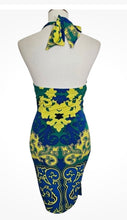 Load image into Gallery viewer, Hale Bob Blue and Yellow Dress women's size XS
