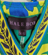 Load image into Gallery viewer, Hale Bob Blue and Yellow Dress women's size XS