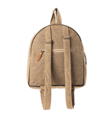 Load image into Gallery viewer, BOHO COSMIC UPCYCLED CANVAS BACKPACK IN VINTAGE TAUPE Myra Bag