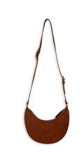 Load image into Gallery viewer, PECOS RISING WEAVE PATTERN SWOOP BOTTOM LEATHER HAIRON BAG Crossbody