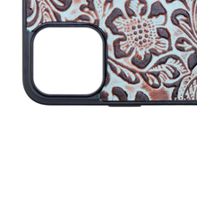 Load image into Gallery viewer, Tooled Leather Phone Case For Iphone 16