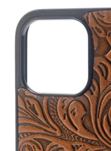 Load image into Gallery viewer, iPhone 16 Pro protected leather Tooled Phone case