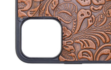 Load image into Gallery viewer, iPhone 16 Pro protected leather Tooled Phone case