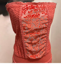 Load image into Gallery viewer, Boston proper Women&#39;s Strapless Crochet Embroidered Maxi Dress Size XS