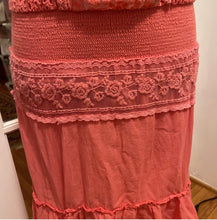 Load image into Gallery viewer, Boston proper Women&#39;s Strapless Crochet Embroidered Maxi Dress Size XS