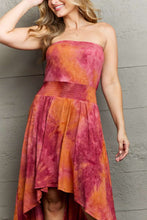 Load image into Gallery viewer, The Mix Sleeveless High Low Tie Dye Dress