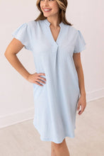 Load image into Gallery viewer, The Nicole Dress, Blue: Blue / L