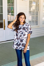 Load image into Gallery viewer, Mooving On Short Sleeves T-Shirt, Cow Print: Cowprint / Large