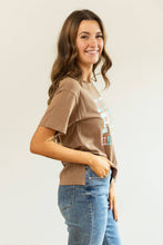 Load image into Gallery viewer, Life is a Rodeo Mom Crop, Tan: Beige / 2XL