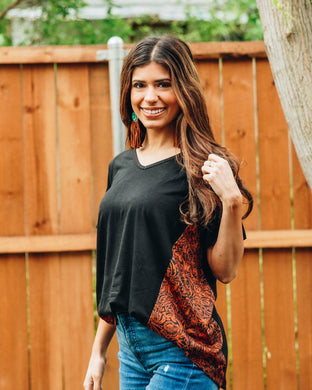 Western  Top: Black
