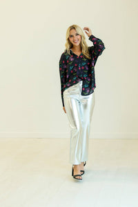 Western Classic Button-Up, Black Western Elements: Black / 2XL