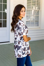 Load image into Gallery viewer, Mooving On Short Sleeves T-Shirt, Cow Print: Cowprint / Large
