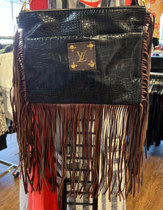 Fashion Western fringe crossbody shoulder bag