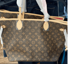 Load image into Gallery viewer, Fashion leather trim brown L bag  tote handbag purse shopper - Sassy Shelby&#39;s