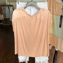 Load image into Gallery viewer, Charlie B Satin V-Neck Dolman Top In Pearl