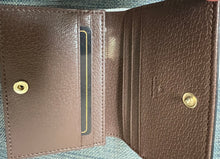 Load image into Gallery viewer, Fashion Wallet Compact  Brown ebony wallet card holder organizer