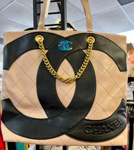 Fashion quilted leather tote handbag, shoulder bag
