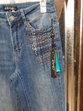 Load image into Gallery viewer, Stitch pants Charlie B Blue jeans Frayed hem boot cut - Sassy Shelby&#39;s