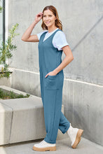 Load image into Gallery viewer, Double Take Full Size Sleeveless Straight Jumpsuit