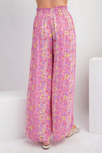 Load image into Gallery viewer, Floral Print Gauze Palazzo Pants